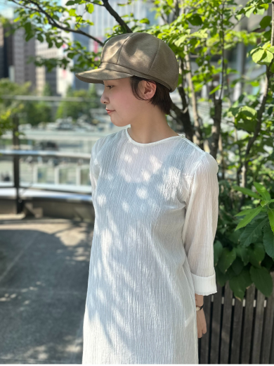 【軽い素材でウォッシャブル使用◆シンプルキャスケット】