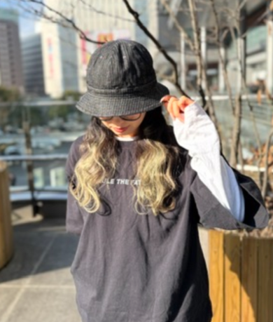 【別注のストライプジャガードデニムを使用👒💙洗えるメトロハット】