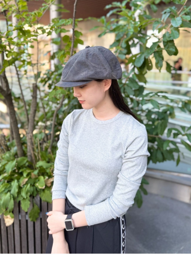 【ヴィンテージ感溢れるデニムキャスケット】