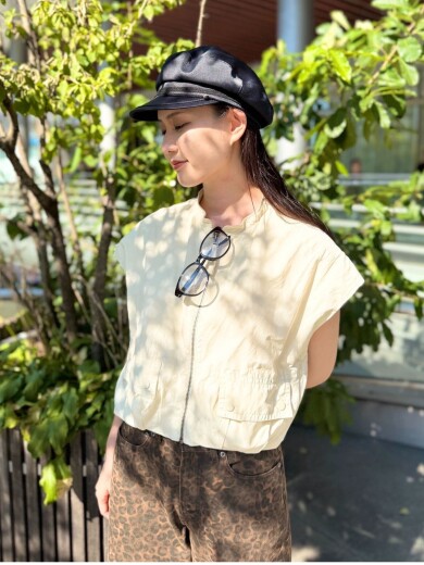 【つばのデザインでエレガントな印象に✫キャスケット】