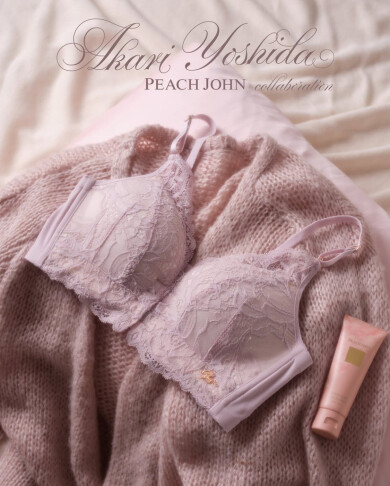【数量限定コラボ】吉田朱里×PEACH JOHN♡フロントホックナイトブラ✧*。