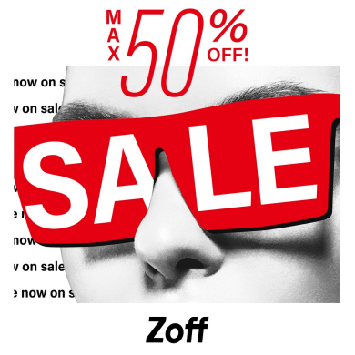 〈Zoffの夏セール〉メガネ＆サングラスが最大50%OFF！！